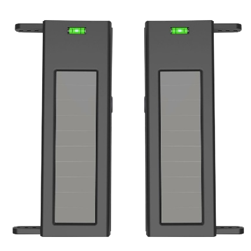 Rivelatore a raggi infrarossi - Completamente wireless | 2 raggi - Portata del segnale fino a 1000m - Distanza max. di rilevamento 60m - Regolazione automatica contro le interferenze - Alimentazione batteria 3.3V interna