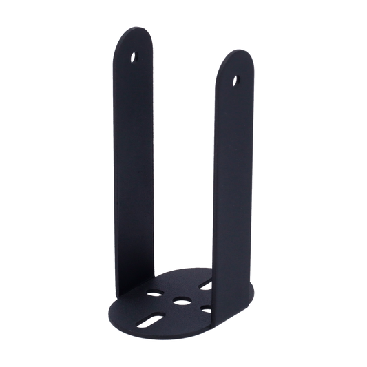 Staffa - Specifico per faretti - Realizzato in ferro con vernice antiruggine - Compatibile con IR60-120 - Colore nero