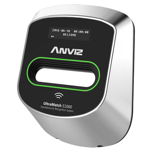 Lettore biometrico autonomo ANVIZ - Iride e scheda EM RFID - 150 registrazioni / 50000 registri - TCP/IP, RS485, Wiegand 26 - Controllore SC011 inclusa - ANVIZ UltraMatch incluso gratuitamente