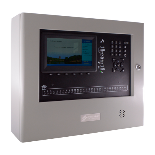 Centrale analogica Jade Bird di 1 loop espandibile - Fino a 200 dispositivi per loop - USB per la programmazione e l'aggiornamento dei dati - Display LCD a colori di 7"_x009d_ - Certificati EN54-2, EN54-4
