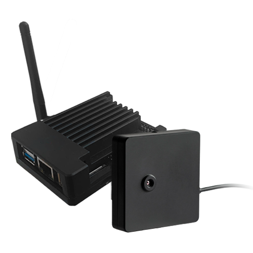 KIT Telecamera termografica + Mini PC Android - Misurazione della temperatura corporea in tempo reale - Risoluzione termica 256x192 | Precisione ±0.5°C - Sensibilità  termica ? 50mK - Misurazione della temperatura su volti fino a 2 m di distanza - Sistema Plug & Play