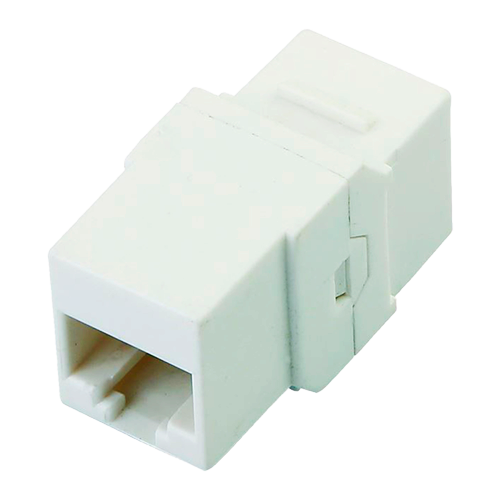 Connettore - Giunto per cavo UTP - Connettore ingresso RJ45 - Connettore uscita RJ45 - Compatibile UTP categoria 5E - Poche perdite