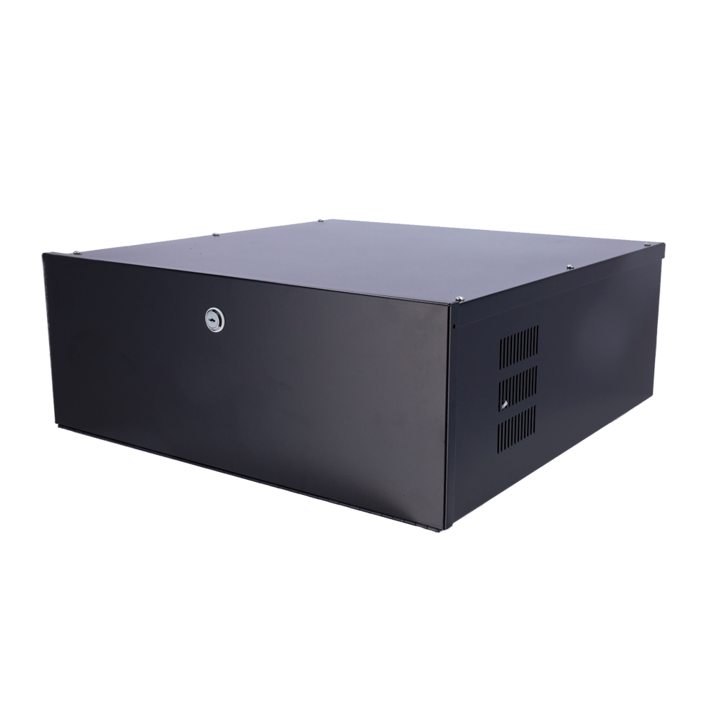 Custodia in metallo chiusa per DVR - Specifica per TVCC - Per i registratori fino a 4U rack - Serratura a leva - Ventola inclusa - Qualità e resistenza - LOCKBOX-4U