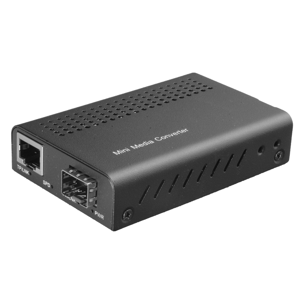 Media Converter - 1x Ethernet RJ45 - 1x SFP - Fast Ethernet - 10/100 Base-TX - Dimensione ridotta