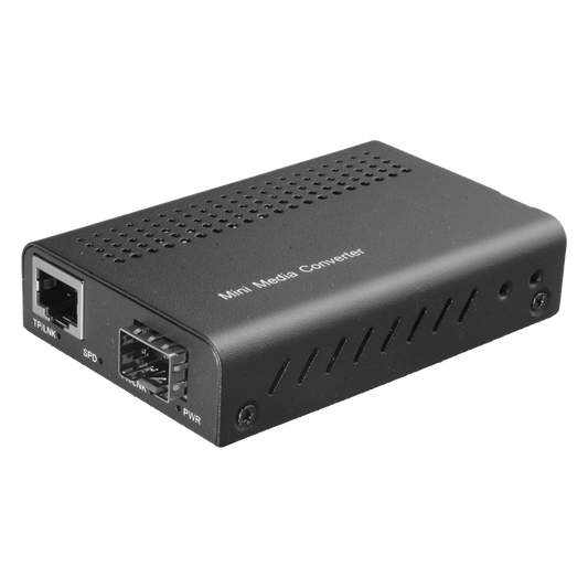 Media Converter - 1x Ethernet RJ45 - 1x SFP - Fast Ethernet - 10/100 Base-TX - Dimensione ridotta