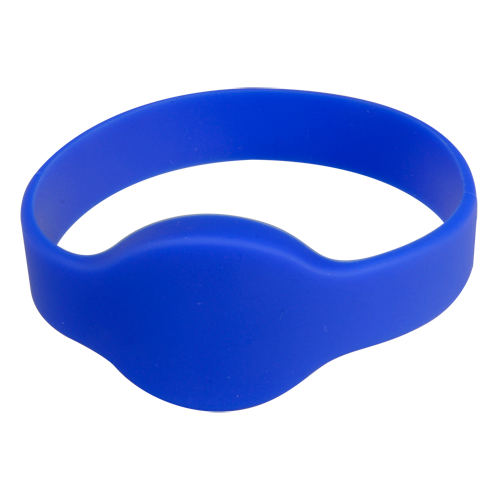 Bracciale di prossimità  - ID per radiofrequenza - MF passivo | Colore azzurro - Alta frequenza 13.56 MHz - Diametro 65 mm - Massima sicurezza