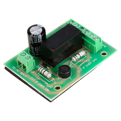 Modulo Relè - 1 Ingresso - Due uscite Relè - Piccole dimensioni - Adatto per qualsiasi tipo di porta - Alimentazione a 12VDC