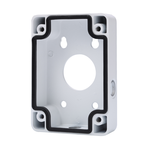 Scatola di giunzione - Per dome motorizzate - Per esterni - Installazione a parete - Colore bianco - Passacavo
