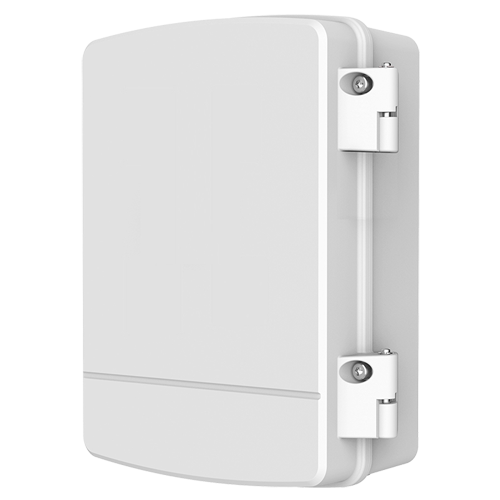 Scatola di giunzione - Adatto per Dome motorizzate senza fori - Realizzato in lega di alluminio e SECC - 297 mm (Al) x 248 mm (La) x 107 mm (Lu) - Nessun foro