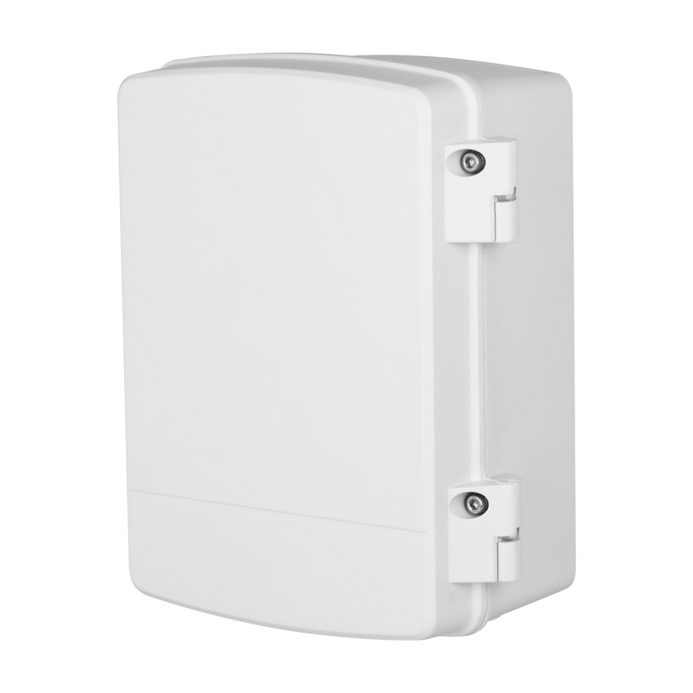 Scatola di giunzione - Per telecamere dome motorizzate senza fori - Adatto per uso in esterni - Realizzato in lega di alluminio e SECC - 297.2 mm (I) x 248 mm (La) x 130.7 mm (Lu) - Passacavo