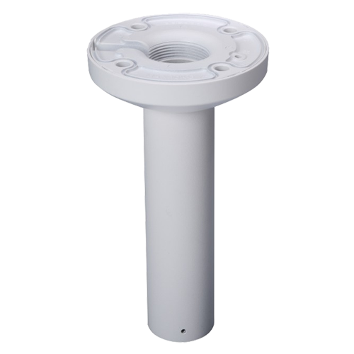 Staffa a tetto - Altezza 240 mm - Adatto per esterni - Colore bianco - Passacavo