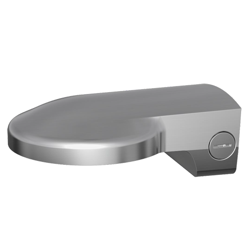 Staffa a parete - Per telecamere dome motorizzate - Adatto per esterni - Colore grigio - 172 x 231 x 86 mm