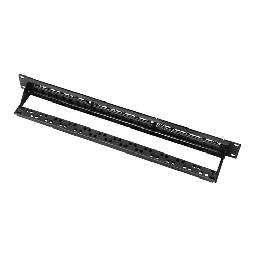 Pannello cieco da 24 porte UTP/RJ45 - Formato per rack 1U - Senza elettronica - Dimensione 1U per facilitare l'installazione - Dual IDC: 110 IDC e Krone IDC - Include un organizzatore di cavi - PP-24BLANK