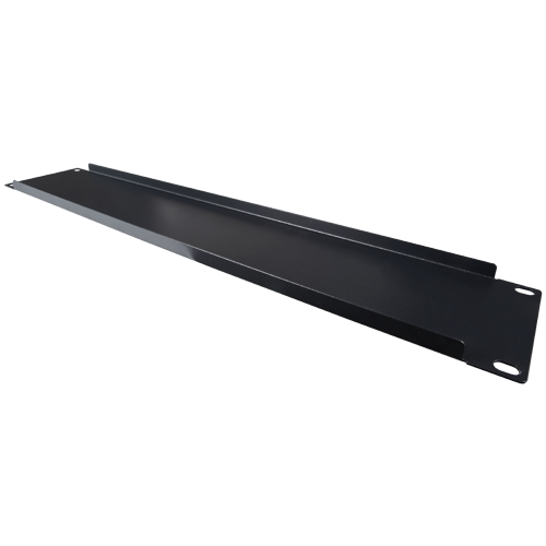 Pannello cieco per rack standard 19" - Formato 2U - Colore nero