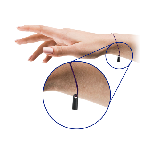 TAG di prossimità  Chiave - ID per radiofrequenza - EM passivo | Color nero - Bassa frequenza 125 kHz - Compatibile con i braccialetti - Dimensioni extra piccole