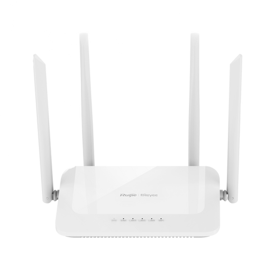 Reyee Router Mesh Wi-Fi 5 AC1200 - 4 Porte RJ45 10/100 Mbps - 802.11ac dual-stream e banda 2.4 e 5 GHz - Gestione Remota tramite Cloud - Controllo Genitori, Rete Ospiti, Roaming - Piccolo ufficio / Ufficio domestico