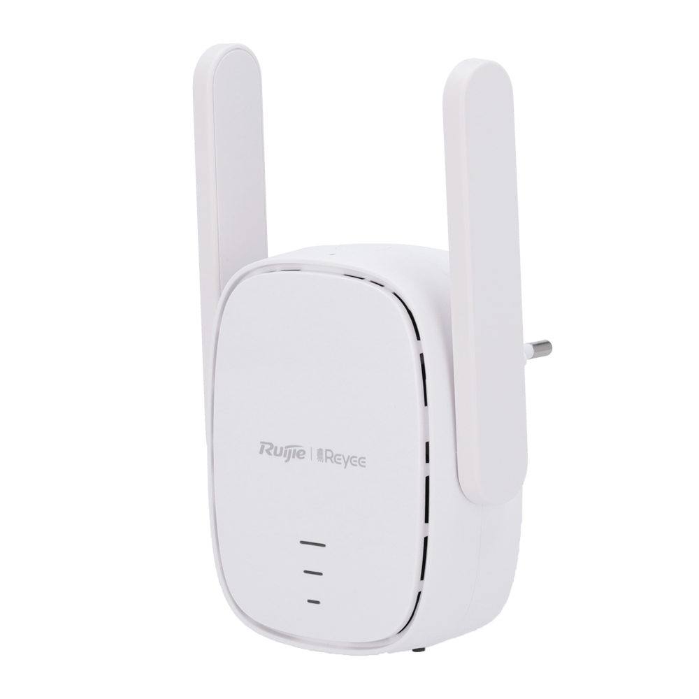 Reyee Wi-Fi Extender - 1 Porta RJ45 10/100Mbps - Wi-Fi 4 2x2 Banda 2.4GHz - Gestione Remota tramite Cloud - Controllo Genitori, Rete Ospiti, Roaming - Piccolo ufficio / Ufficio domestico