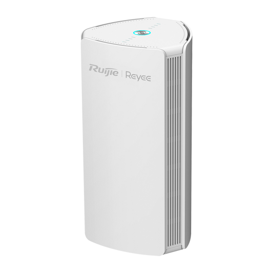 Reyee Router Gigabit Mesh Wi-Fi 6 AX1800 - 3 Porte RJ45 10/100/1000 Mbps - 802.11ax 2x2 dual band 2.4 e 5 GHz  - Gestione Remota tramite Cloud e App - Controllo Genitori, Rete Ospiti, Roaming - Progettato per creare una rete Mesh completa