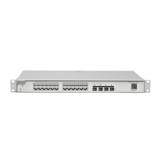 Reyee Switch Cloud Layer  2+ - 24 porte RJ45 Gigabit - 4 porte SFP+ 10 Gbps - Static LAG/DHCP Snooping/IGMP Snooping/Port Mirroring - VLAN/Port Isolation/STP/RSTP/ACL/QoS - Montaggio su rack