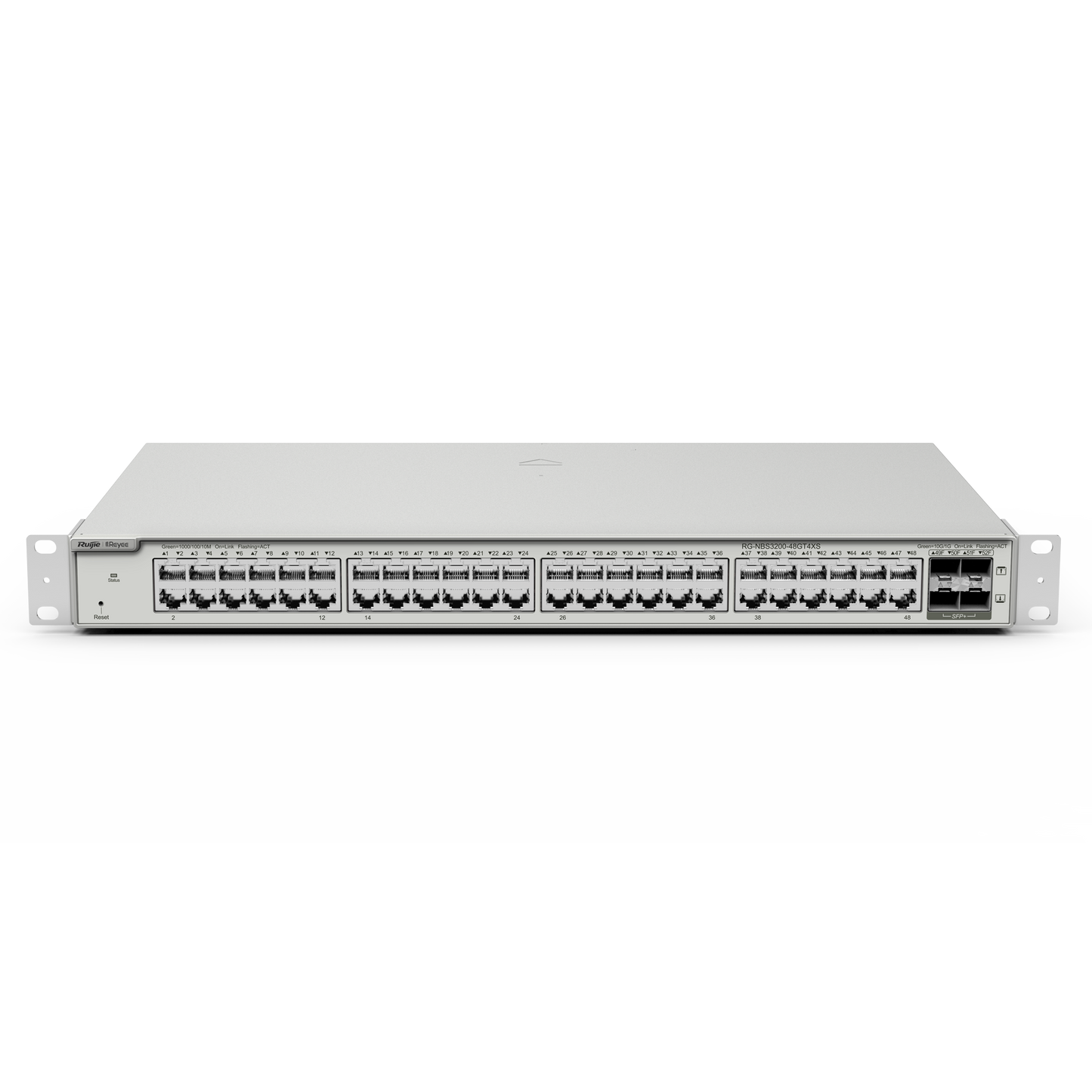RG-NBS3200-48GT4XS Reyee Switch Cloud Layer2+ 48 porte RJ45 Gigabit 4 porte SFP+ 10 Gbps 