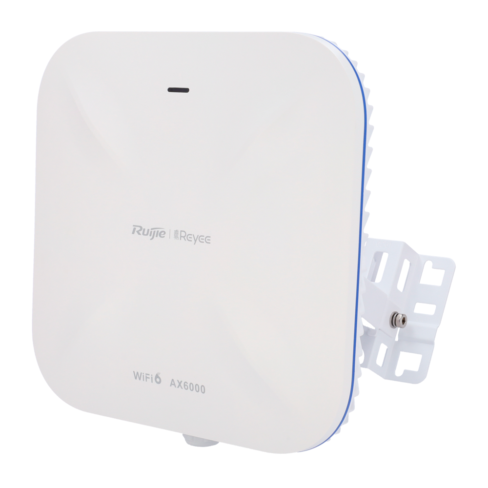 Reyee - AP Omnidirezionale Wi-Fi 6 ad Alta Densità  - Adatto per uso esterno IP68 - Supporta 802.11a/b/g/n/ac/ax - Velocità  di trasmissione fino a 6000 Mbps - Antenna 4x4 MIMO 