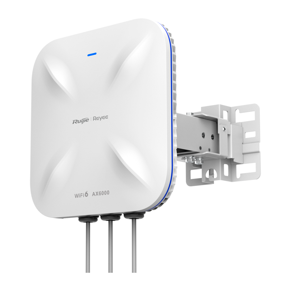 Reyee - AP Direzionale Wi-Fi 6 Alta Densità  - Frequenza 2.4 e 5 GHz / 160MHz Larghezza di Banda - Supporta 802.11a/b/g/n/ac/ax - Velocità  di trasmissione fino a 6000 Mbps - Antenne MU-MIMO 4x4 in 2.4GHz, 4x4 in 5GHz