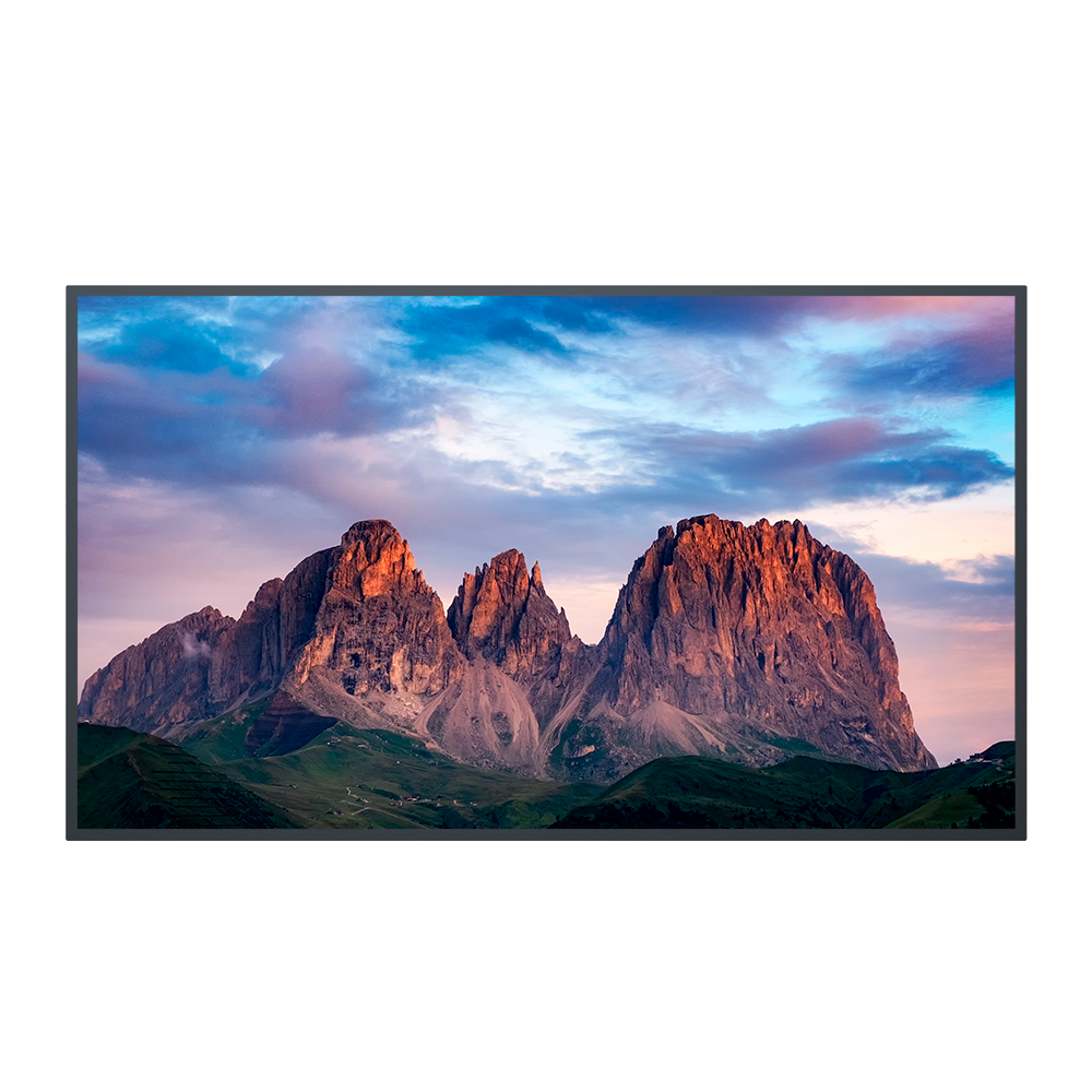 Monitor SAFIRE ELED 43" 4K  - Risoluzione 3840x2160 - Software di digital signage - Ingresso HDMI, USB, RS232, RJ-45 - Utilizzo intenso 24/7 - Altoparlanti integrati