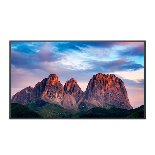 Monitor SAFIRE ELED 43" 4K  - Risoluzione 3840x2160 - Software di digital signage - Ingresso HDMI, USB, RS232, RJ-45 - Utilizzo intenso 24/7 - Altoparlanti integrati