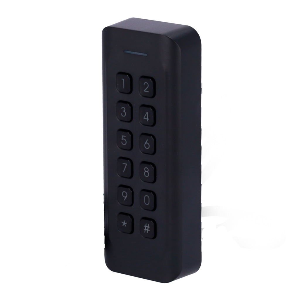 Lettore controllo accessi da superficie - Accesso tramite scheda MF e PIN - indicatore LED e acustico - Wiegand 26/34 - Compatibile con Safire - Adatto per esterni IP65