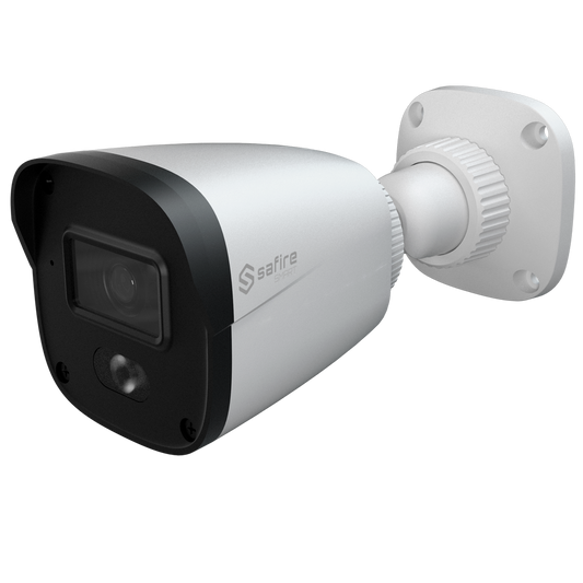 Safire Smart - Telecamera Bullet 4 in 1 Gamma B1 - 2 Mpx (1920x1080) , 1/2.8" CMOS  - Ottica 2.8mm | Illuminazione LED bianca 20 m - DWDR, HLC, BLC, AGC - Waterproof IP67