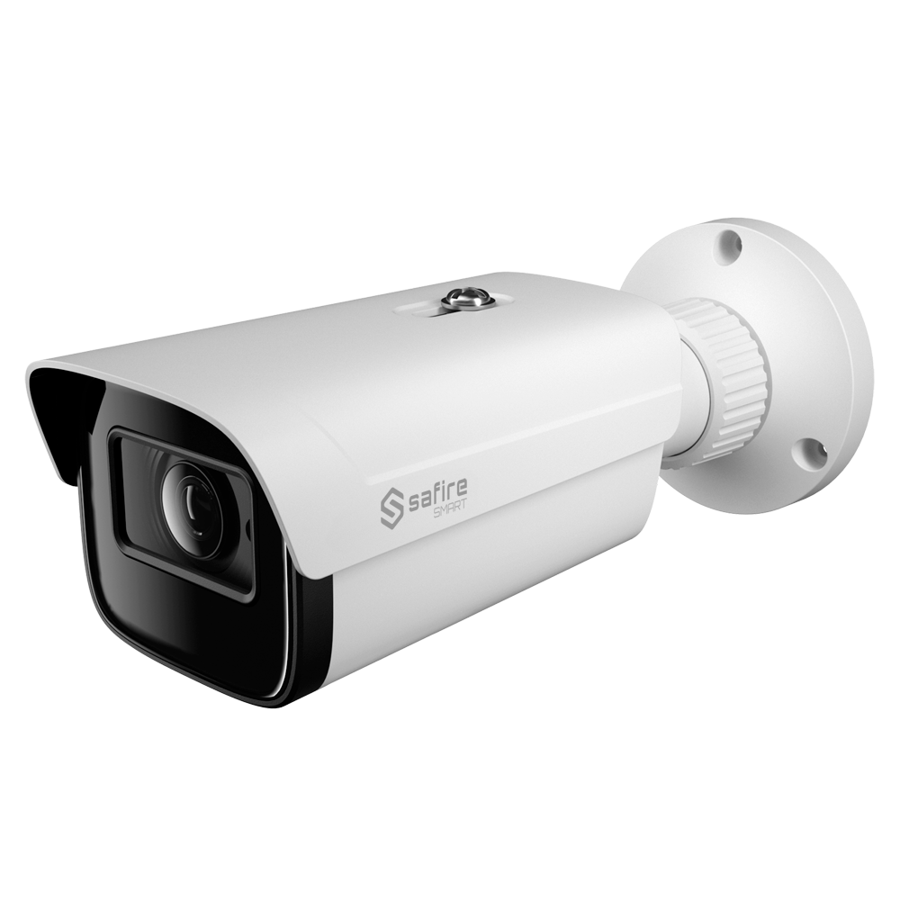 Safire Smart - Telecamera Bullet 4 in 1 Gamma E1 - 5 Mp (2560x1936), 1/2.7" CMOS - Ottica Motorizzata 2.8~12 mm | IR portata 50 m - DWDR, HLC, BLC, AGC - Waterproof IP67