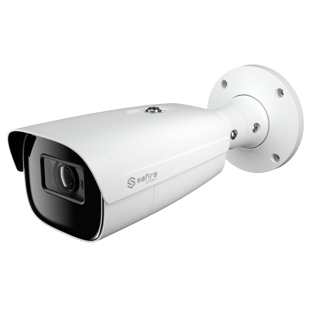 Safire Smart - Telecamera Bullet 4 in 1 Gamma E1 - 5 Mp (2560x1936), 1/2.7" CMOS - Ottica Motorizzata 2.8~12 mm | IR portata 70 m - DWDR, HLC, BLC, AGC - Waterproof IP67