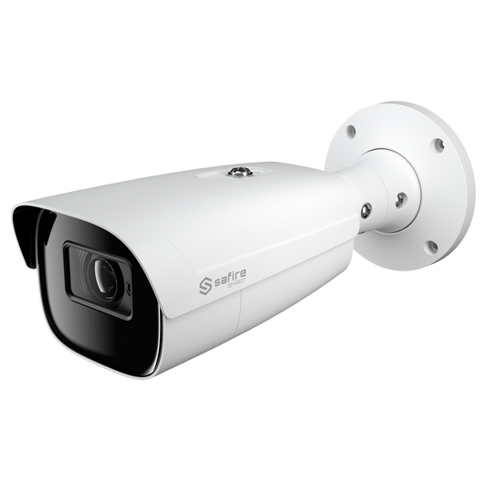 Safire Smart - Telecamera Bullet 4 in 1 Gamma E1 - 5 Mp (2560x1936), 1/2.7" CMOS - Ottica Motorizzata 2.8~12 mm | IR portata 70 m - DWDR, HLC, BLC, AGC - Waterproof IP67