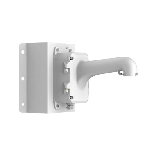 Staffa angolare Safire Smart - Per dome motorizzate - Include scatola di giunzione - Adatto per esterni - Adatto per installazione ad angolo - Lega di alluminio e acciaio