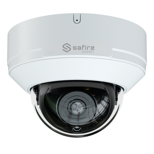 Safire Smart - Telecamera Dome 4 in 1 Gamma E1 -  2 Mpx (1920x1080) , 1/2.8" CMOS Starlight - Ottica 2.8 mm | Portata IR 20 m - DWDR, HLC, BLC, AGC - Waterproof IP67, Antivandalo IK10