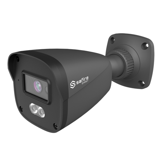 SF-IPB070A-2B1-DL-GREY Safire Smart - Telecamera Bullet IP  con luce doppia - -  2 Megapixel  - Ottica 2.8 mm | IR ; Led fino a 40m 