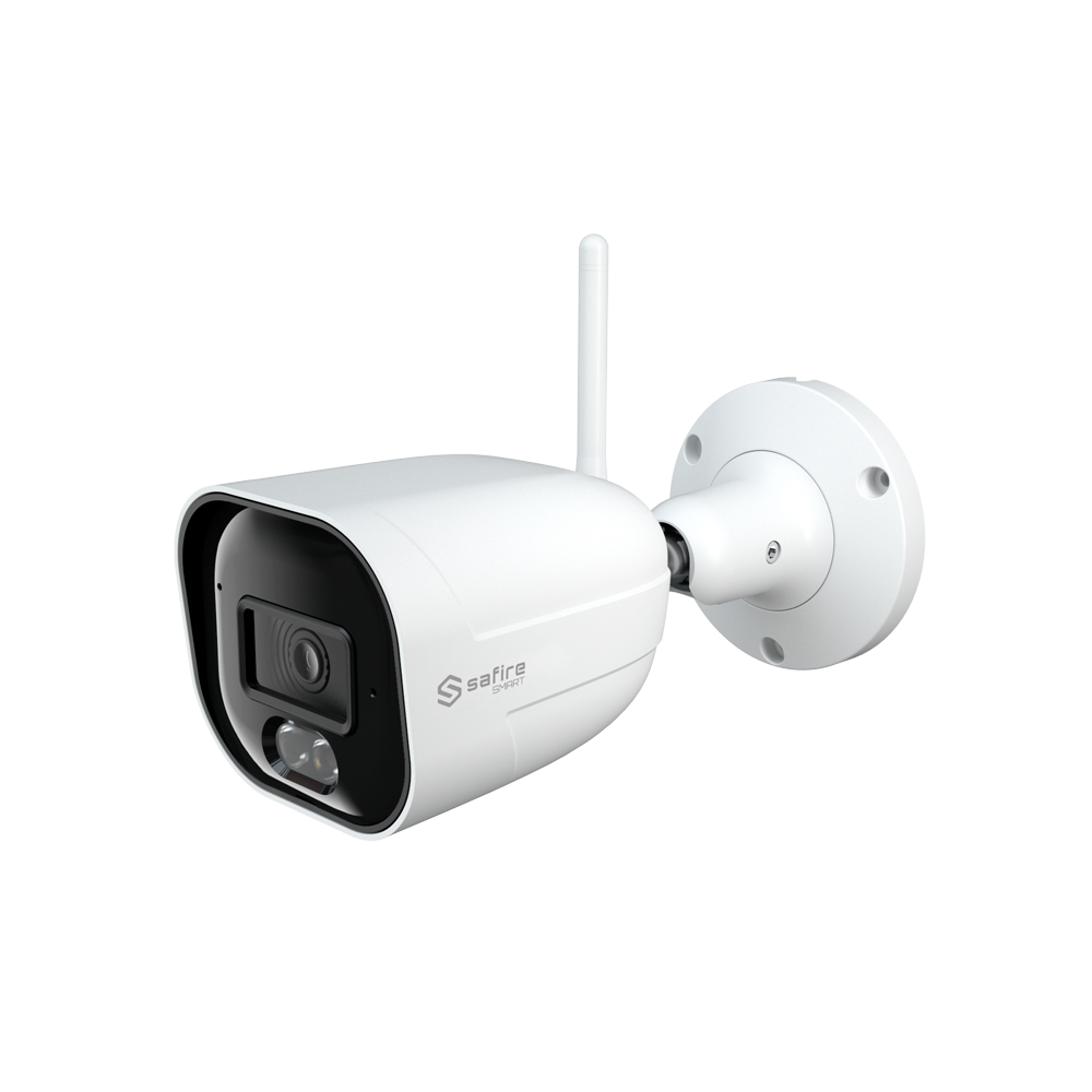 Telecamera Bullet IP Safire Smart 5 MP, ottica 2.8 mm, Wi-Fi, AI, audio