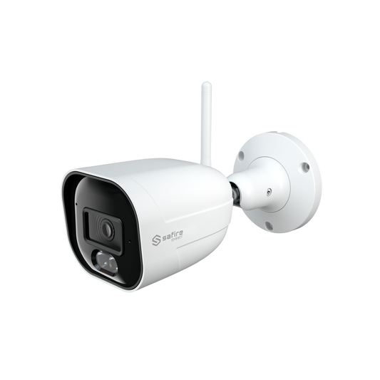 Telecamera Bullet IP Safire Smart 5 MP, ottica 2.8 mm, Wi-Fi, AI, audio