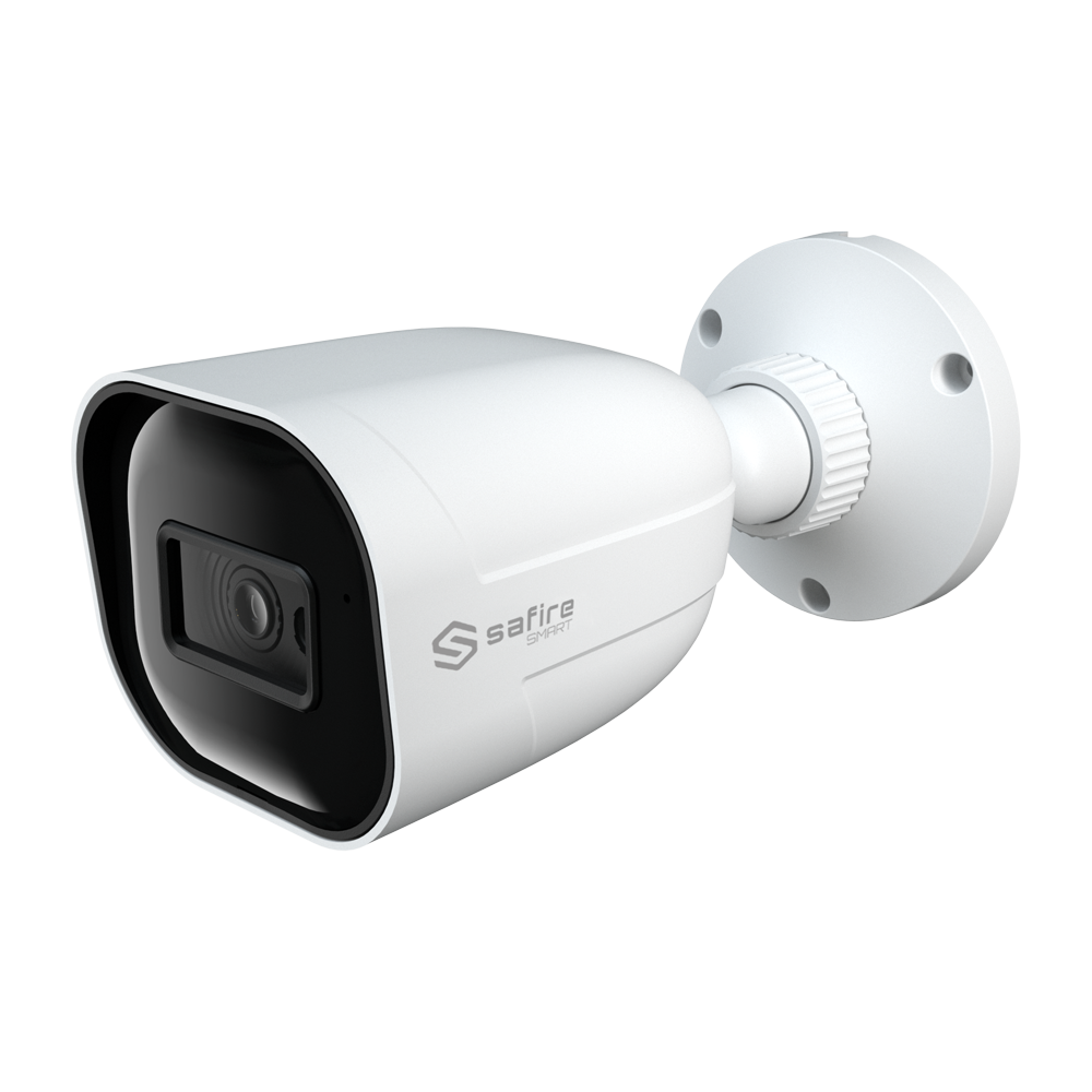 SF-IPB080A-6I1 Safire Smart - Telecamera Bullet IP  IA Avanzata -  6 Megapixel- Ottica 2.8 mm | Audio | IR 30m - IA Avanzata:Perimetro, Volto, Conteggio, Metadati 