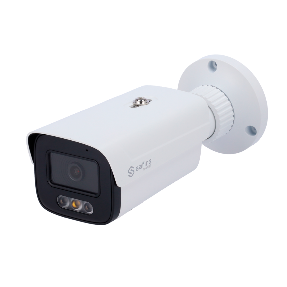 Telecamera Bullet IP Safire Smart 4 MP, ottica 2.8 mm, AI, audio, IR 50 m