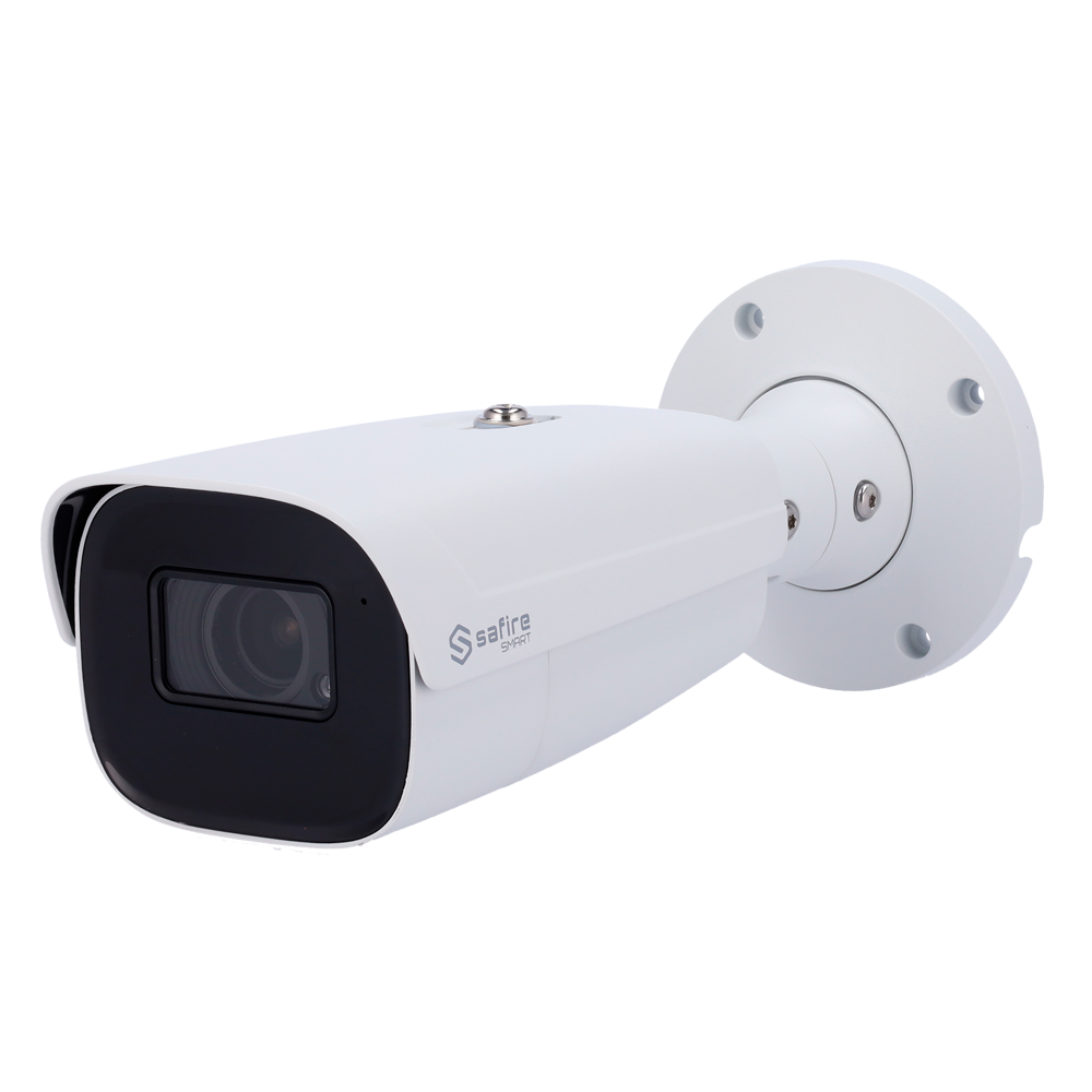 Telecamera Bullet IP Safire Smart 12 MP, ottica 2.8-12 mm, AI, audio, IR 70 m