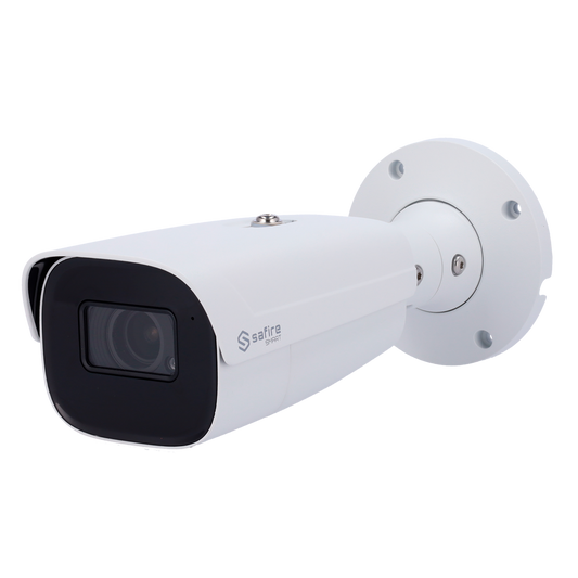 Telecamera Bullet IP Safire Smart 12 MP, ottica 2.8-12 mm, AI, audio, IR 70 m