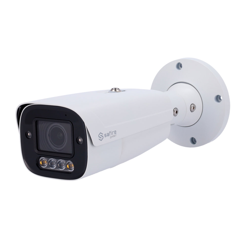 Telecamera Bullet IP Safire Smart 6 MP, ottica motorizzata 2.7-13.5 mm, AI, audio, IR 70 m
