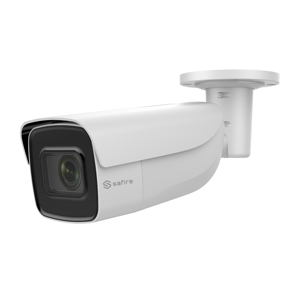 Telecamera Bullet IP 8 Megapixel - 1/2.8" Sensore Progressive Scan CMOS - Motion Detection 2.0 di persone e veicoli - Ottica Varifocale 2.8~12 mm - Compressione H.265+