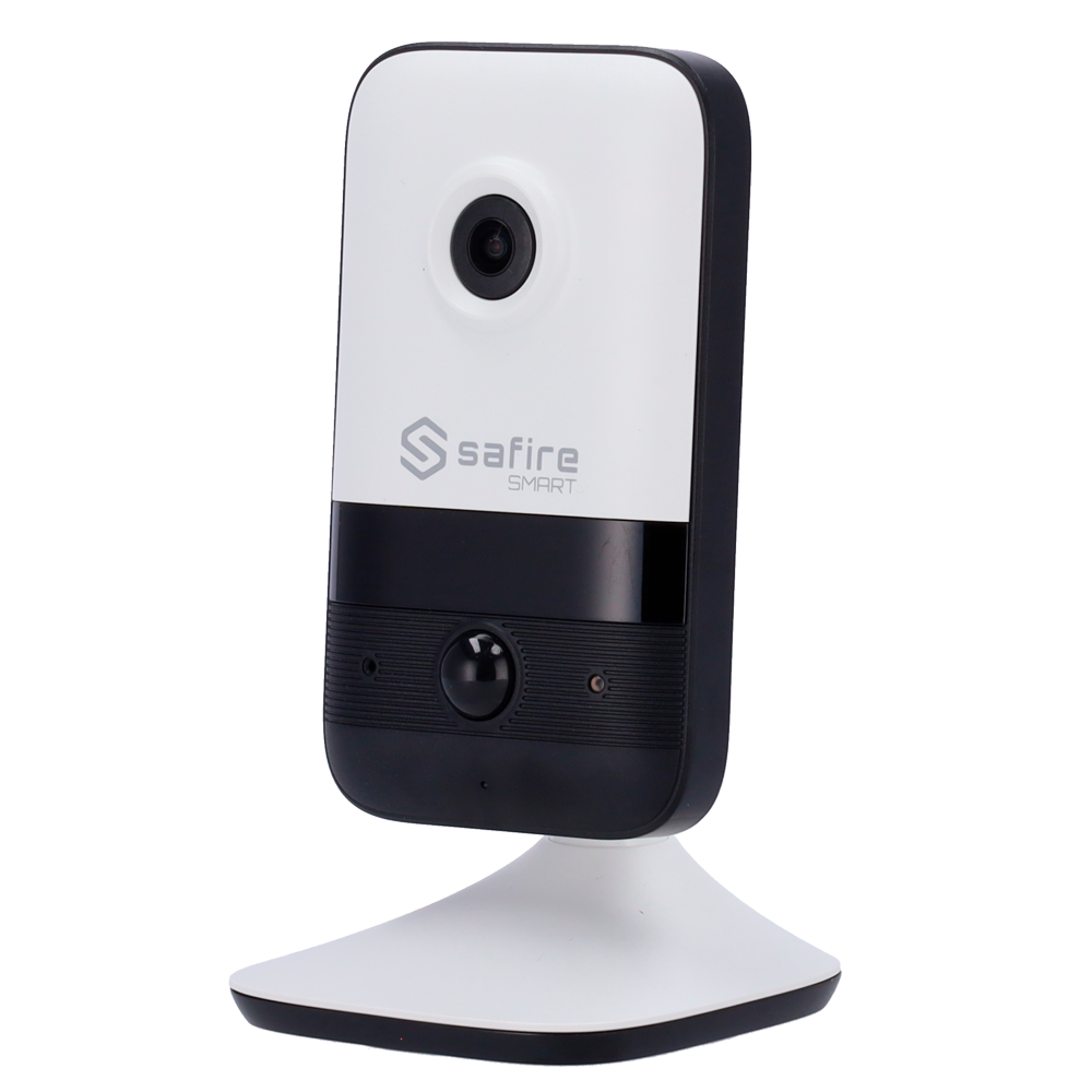 Telecamera Cube IP Safire Smart 4 MP, ottica 2.1 mm, Wi-Fi audio, IR 10 m