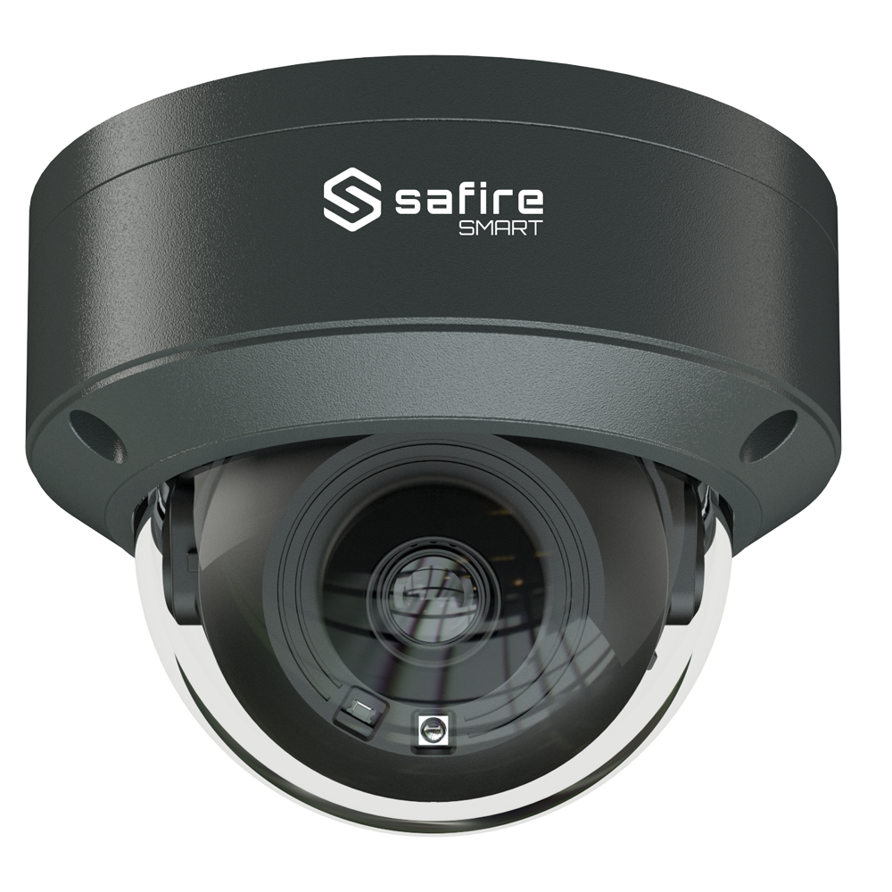 Safire Smart - Telecamera Dome IP gamma B1 economica - Risoluzione 4 Megapixel (2566x1440) - Ottica 2.8 mm | IR 30m - Regole VCA - Waterproof IP67; IK10 | PoE (IEEE802.3af)