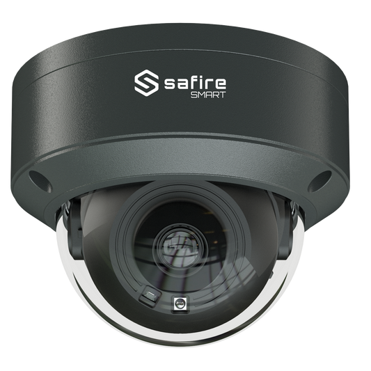 Safire Smart - Telecamera Dome IP gamma B1 economica - Risoluzione 4 Megapixel (2566x1440) - Ottica 2.8 mm | IR 30m - Regole VCA - Waterproof IP67; IK10 | PoE (IEEE802.3af)