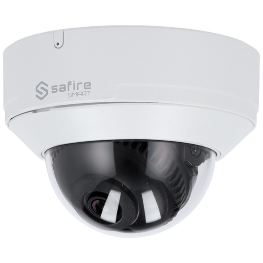 SF-IPD040A-6I1 Safire Smart - Telecamera Dome IP  IA Avanzata -  6 Megapixel - Ottica 2.8 mm | Microfono | IR 30m - IA Avanzata:persone, veicoli e veicoli a 2 ruote