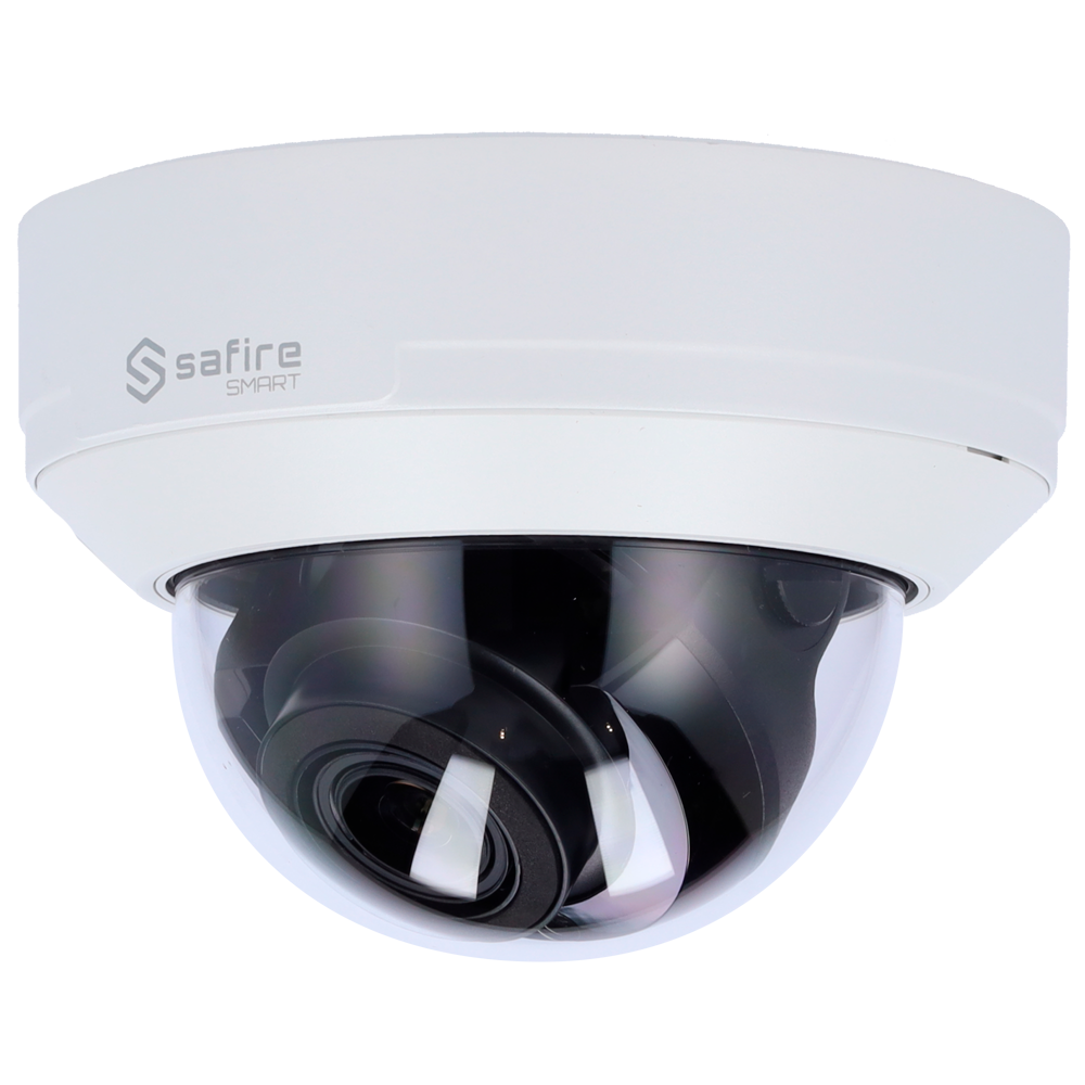 Telecamera Dome IP Safire Smart 4 MP, AI, audio, IR 50 m