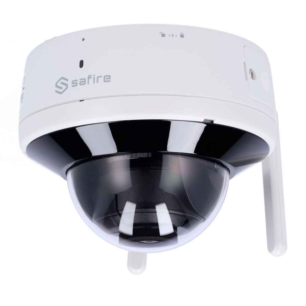 Telecamera Dome IP 4 Megapixel - 1/2.7" Progressive Scan CMOS - WIFI con connessione Hotspot - Compressione H.265+ / H.265 - Ottica 2.8 mm - Audio Bidirezionale | WDR - Registrazione su scheda Micro SD